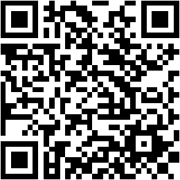 QR code with black and white pattern.